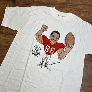 Kansas City Chiefs Buck Buchanan Hall of‎ Fame 1990 Graphic Big Head T shirt NFL